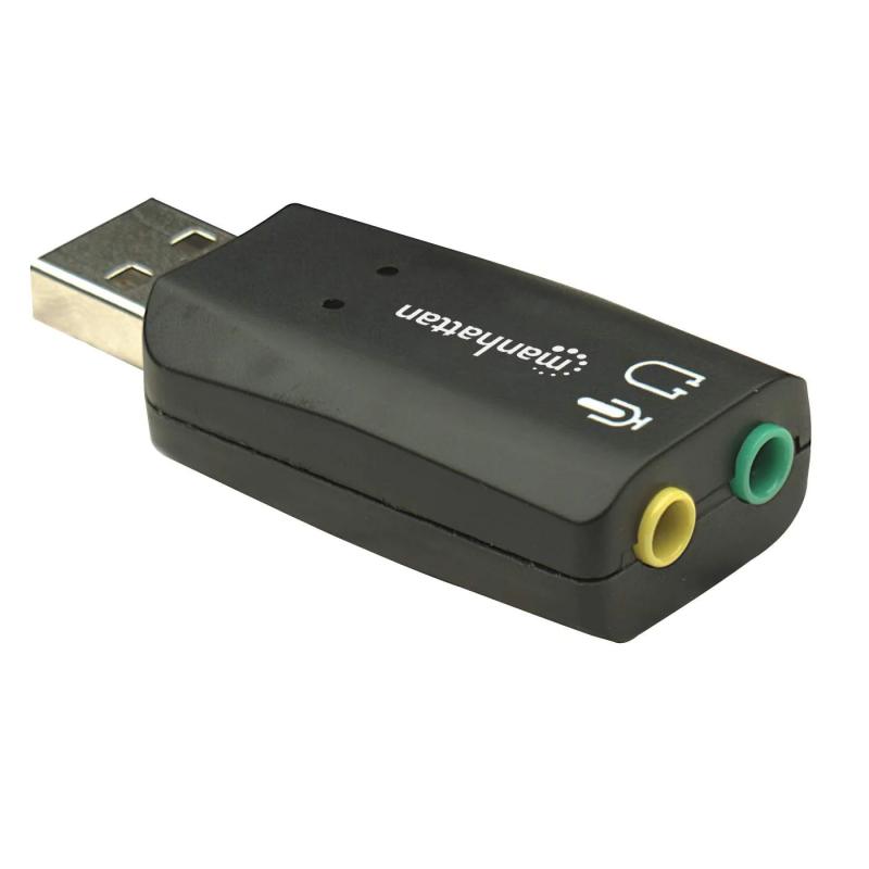 Adaptador USB-A para Áudio 3.5mm High Speed Preto