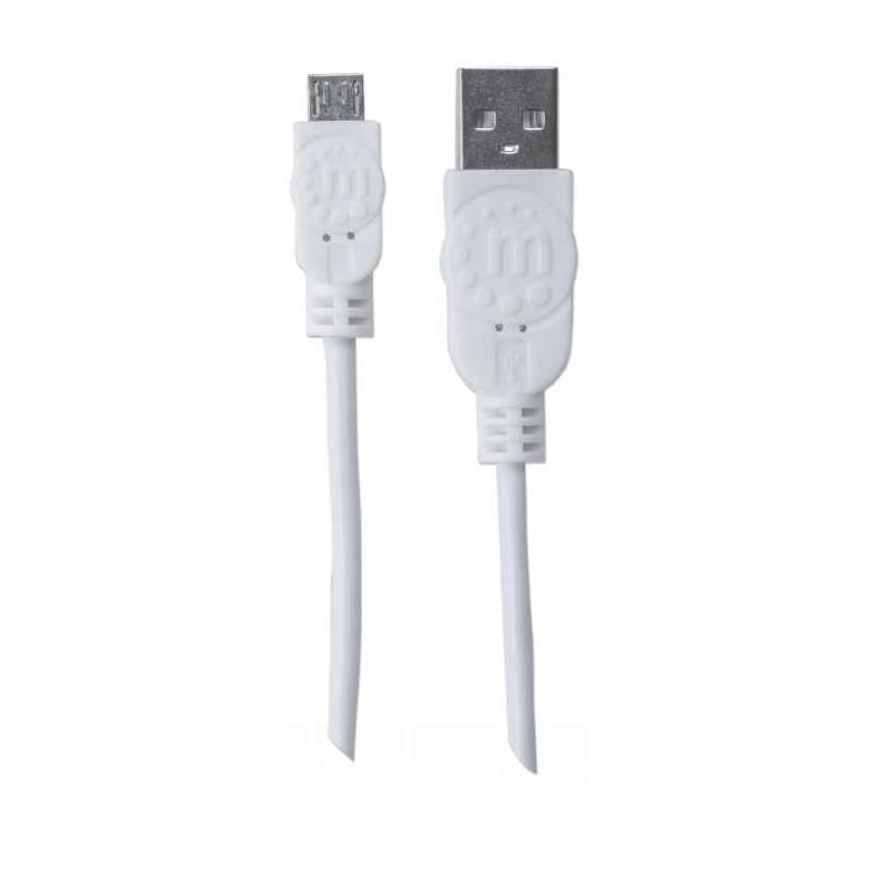 Cabo usb-a para micro-usb 1mt branco