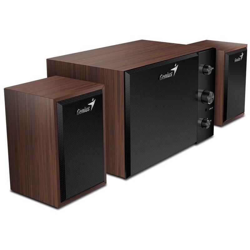 Colunas  SW-2.1 350 15W 220V Madeira