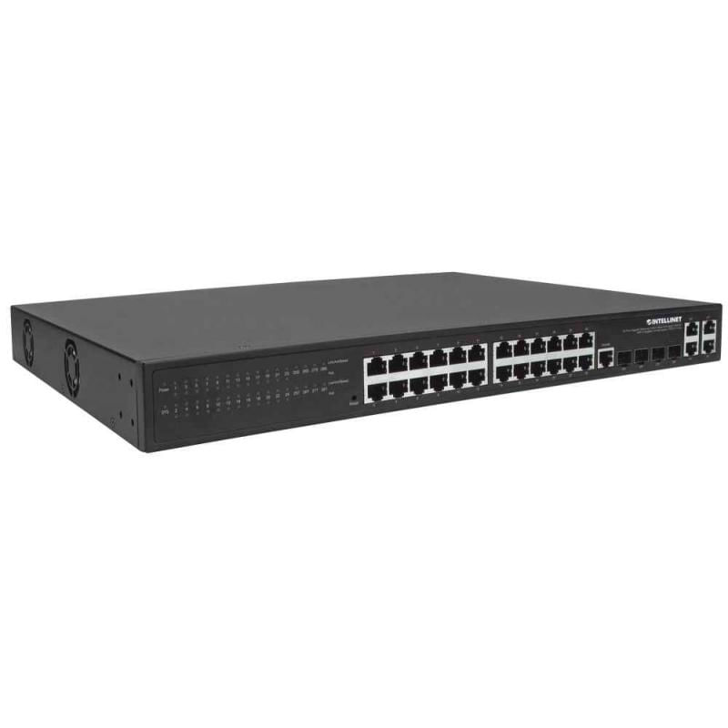 Switch 24 Portas Gigabits Com Gestão + 4GB Portas Combo Base-T/Sfp