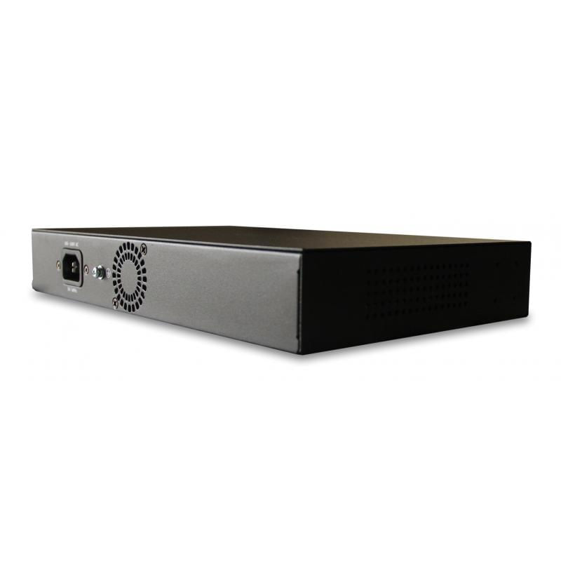 SWITCH 8 PORTAS GIGABIT ETHERNET POE GESTÃO  C/ 2 PORTAS SFP