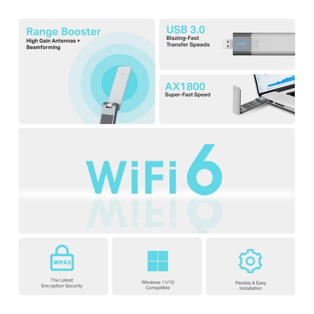 ADAPTADOR WI-FI AX1800