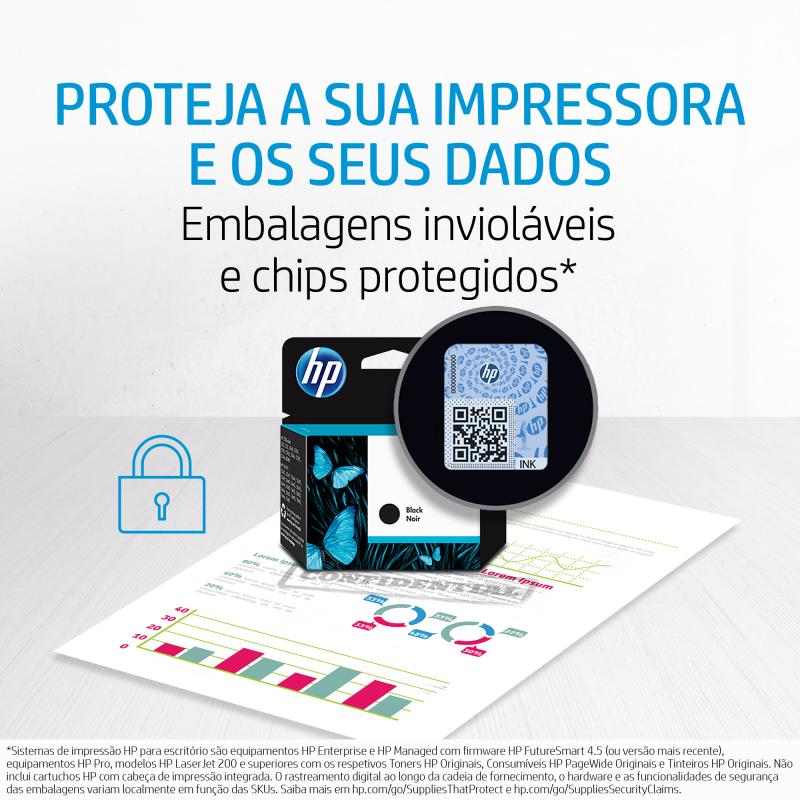 Tinteiro 122 1000/2000/3000 Preto (CH561HE)