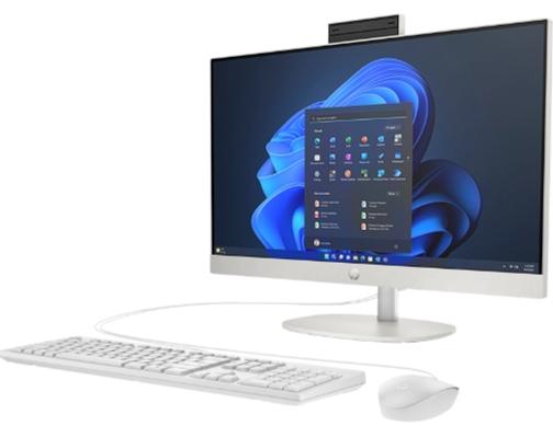 Computador Desktop All-in-one 23.8 FHD i3-n300 8GB/512GB SSD W11H Branco