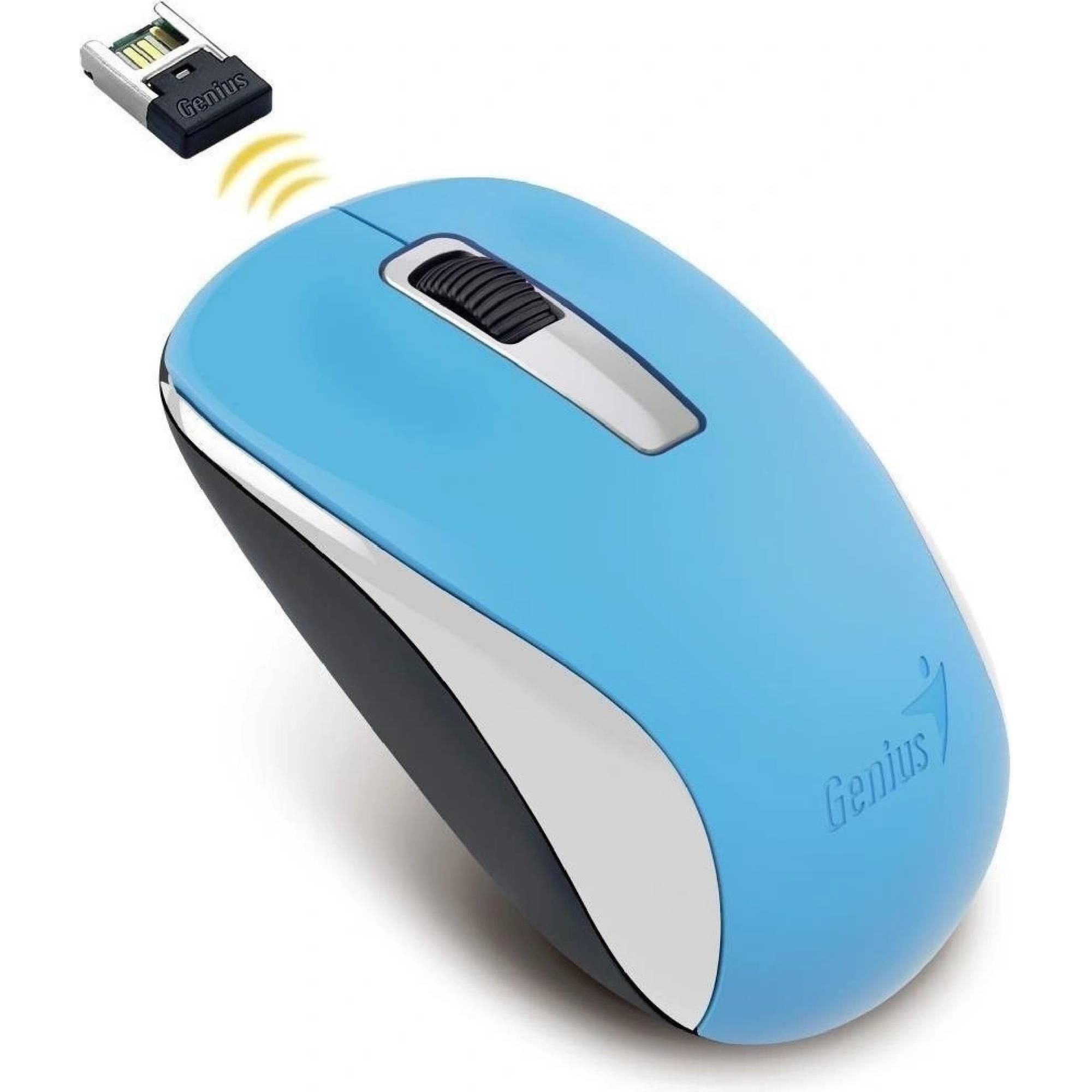 Rato Sem Fio WIFI NX-7005 V2 Azul