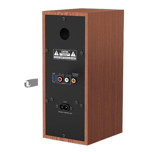 Colunas Sp-Hf800bt 20w 3 Saídas Bt Madeira