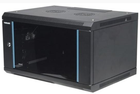 Armário 09U 600x450 19 Aço Preto