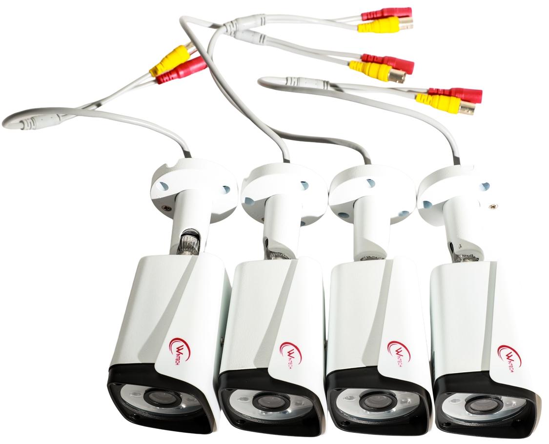 Kit de Vigilância AHD/DVR 4 Canais (4*C1069AH4) Cam 1080P Sem HDD