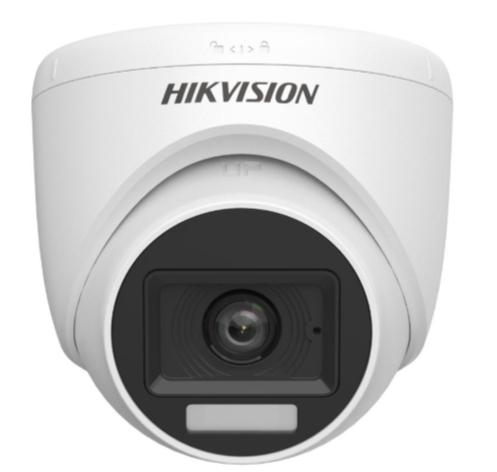 Câmera de Vigilância para DVR Fixed Turret Dual Light Áudio 2MP 2.8MM S/Adaptador de Corrente