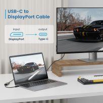 Adaptador Conversor USB-C Para Displayport 4K/60Hz