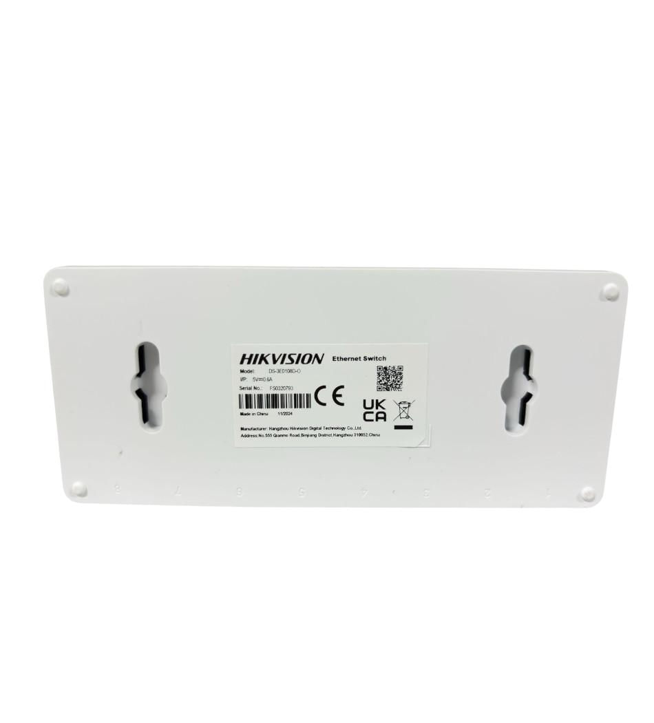 Switch de 8 Portas 10/100 Mbps Sem Gestão