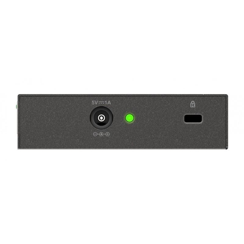 Switch 5 Portas GigaBites Metal Preto S/Gestão