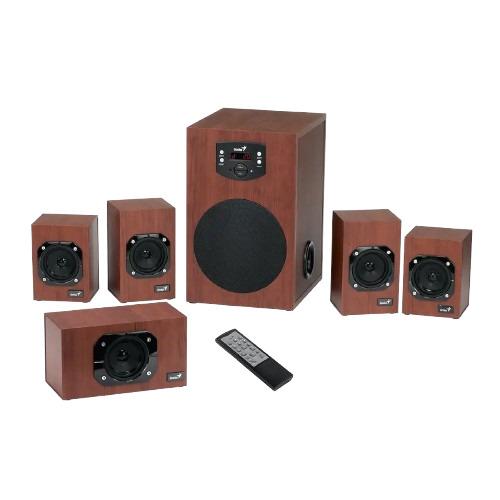 Colunas SW-HF5.1 4600II 5.1 Surround System 125WRMS 3.5 Mm Madeira