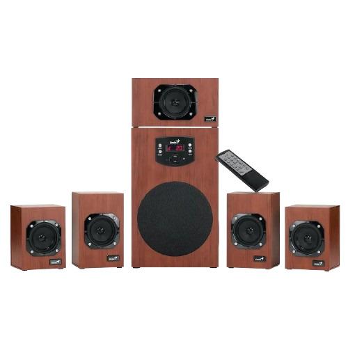 Colunas SW-HF5.1 4600II 5.1 Surround System 125WRMS 3.5 Mm Madeira