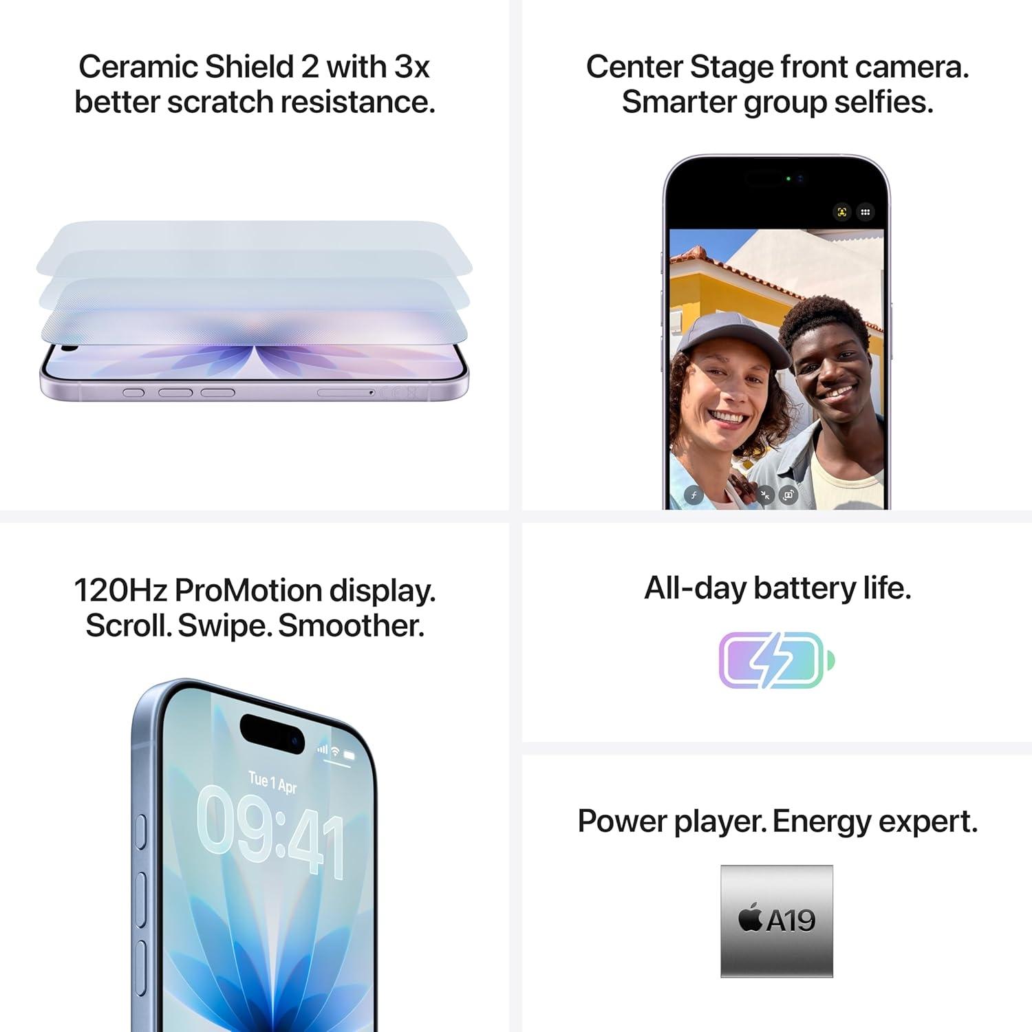 Smartphone Iphone 17 256GB Lavender