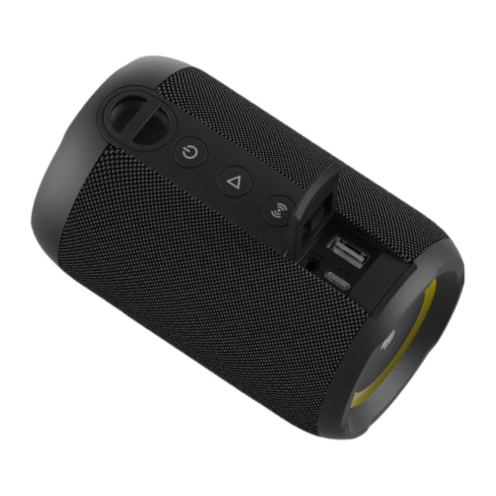 Coluna Portátil Roller Furia2 20W BT Led Preto