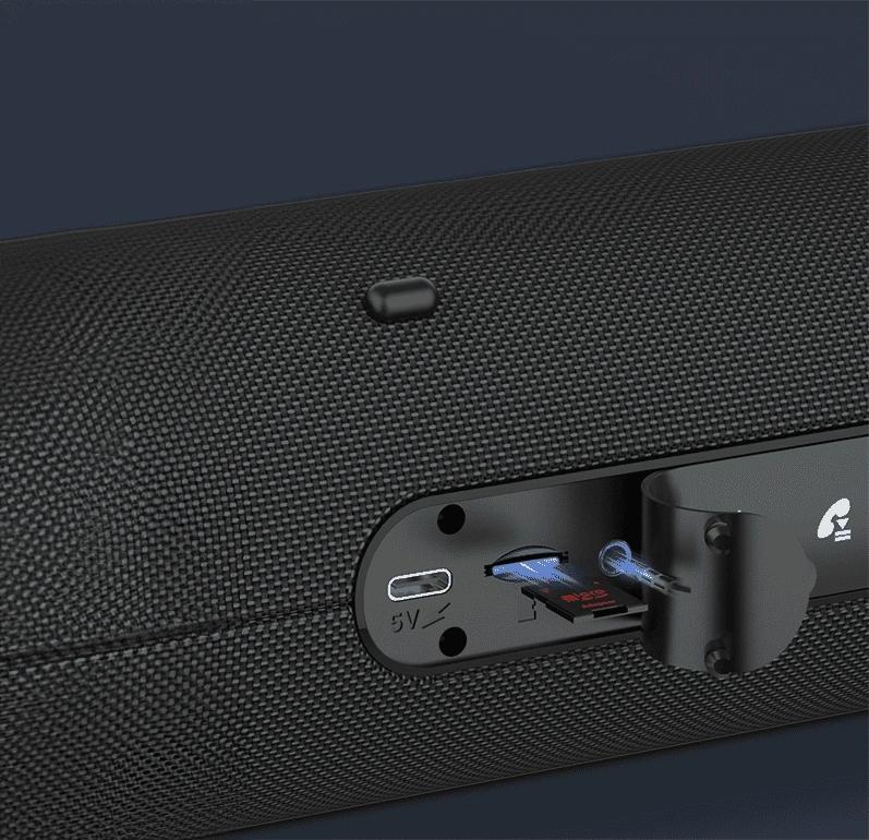 Coluna Portátil BT 5.3 10W Preto