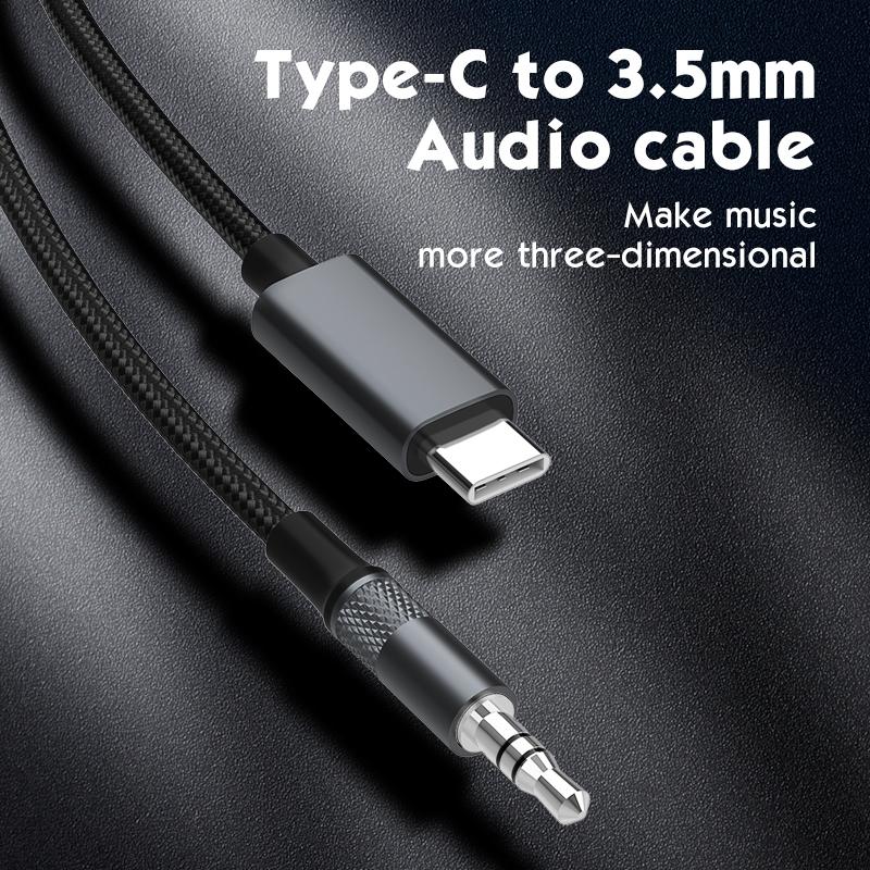Cabo USB-C para JACK 3.5MM