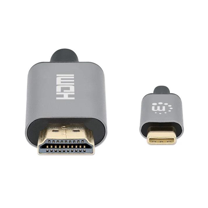 Cabo Usb-C 2MT (M) Para Hdmi (M) 4K Gold-Plated