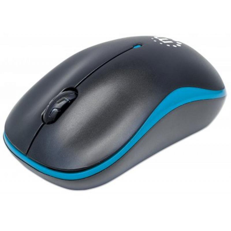 Rato Sem Fio Wifi Sucess Preto/Azul