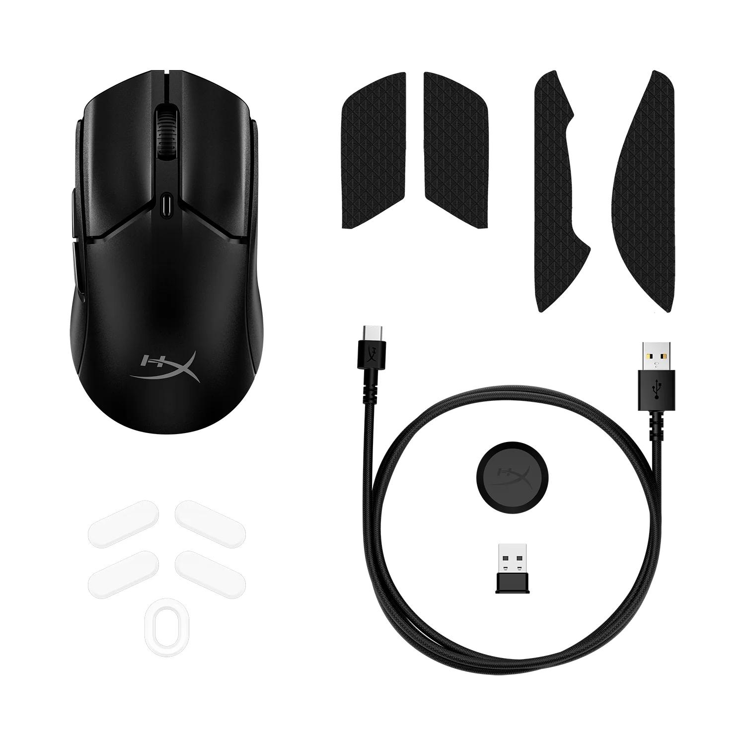 Rato Sem Fio PulseFire Gaming Haste 2 Mini Wireless Preto