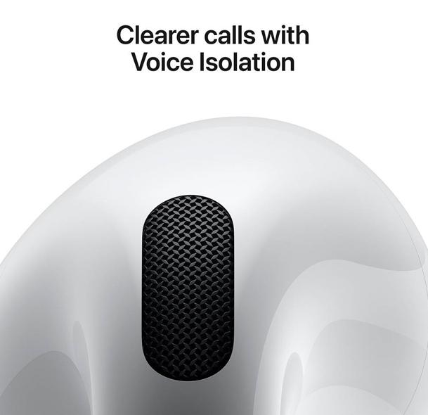Auscultador Airpods 4 Com Cancelamento de Ruído Activo