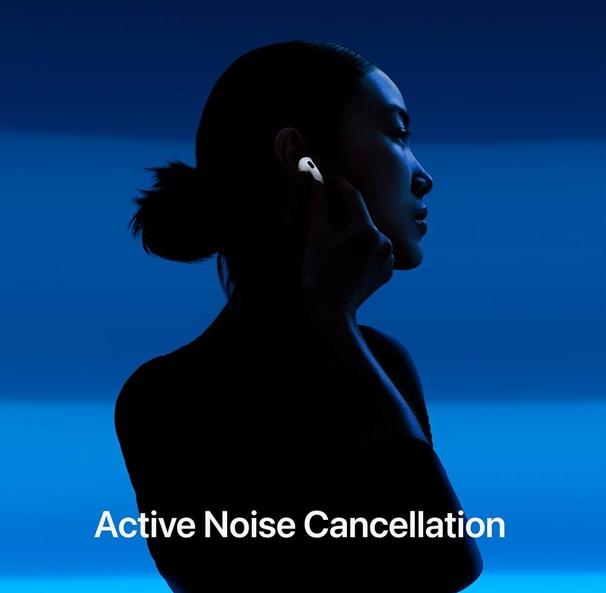Auscultador Airpods 4 Com Cancelamento de Ruído Activo