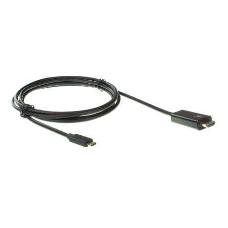 Cabo USB-C(M) para HDMI(M) 2MT 4K 60HZ Preto