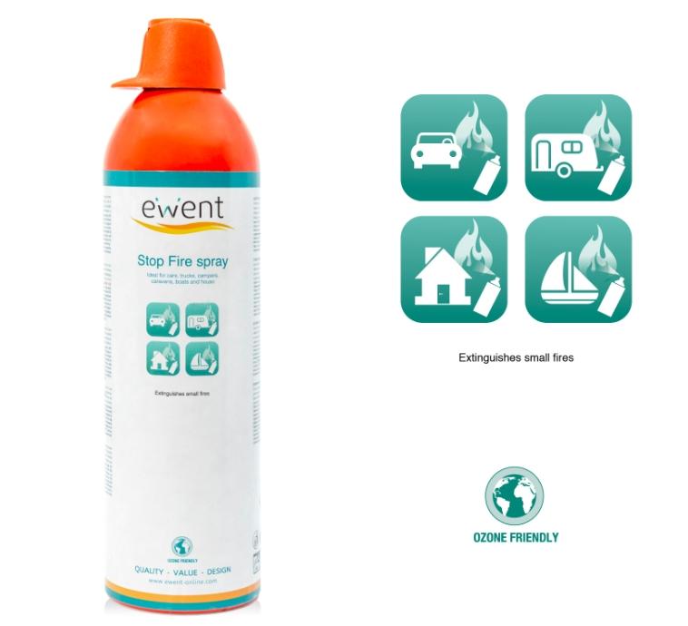 Spray Extintor de Fogo Contra Pequenos Incêndios